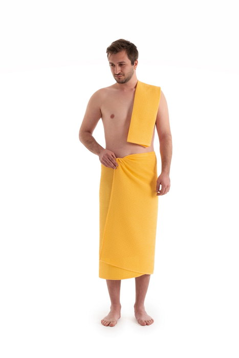 Mijölnir Juego de toallas Waffle - Amarillo Mijölnir Juego de toallas Waffle - Amarillo
